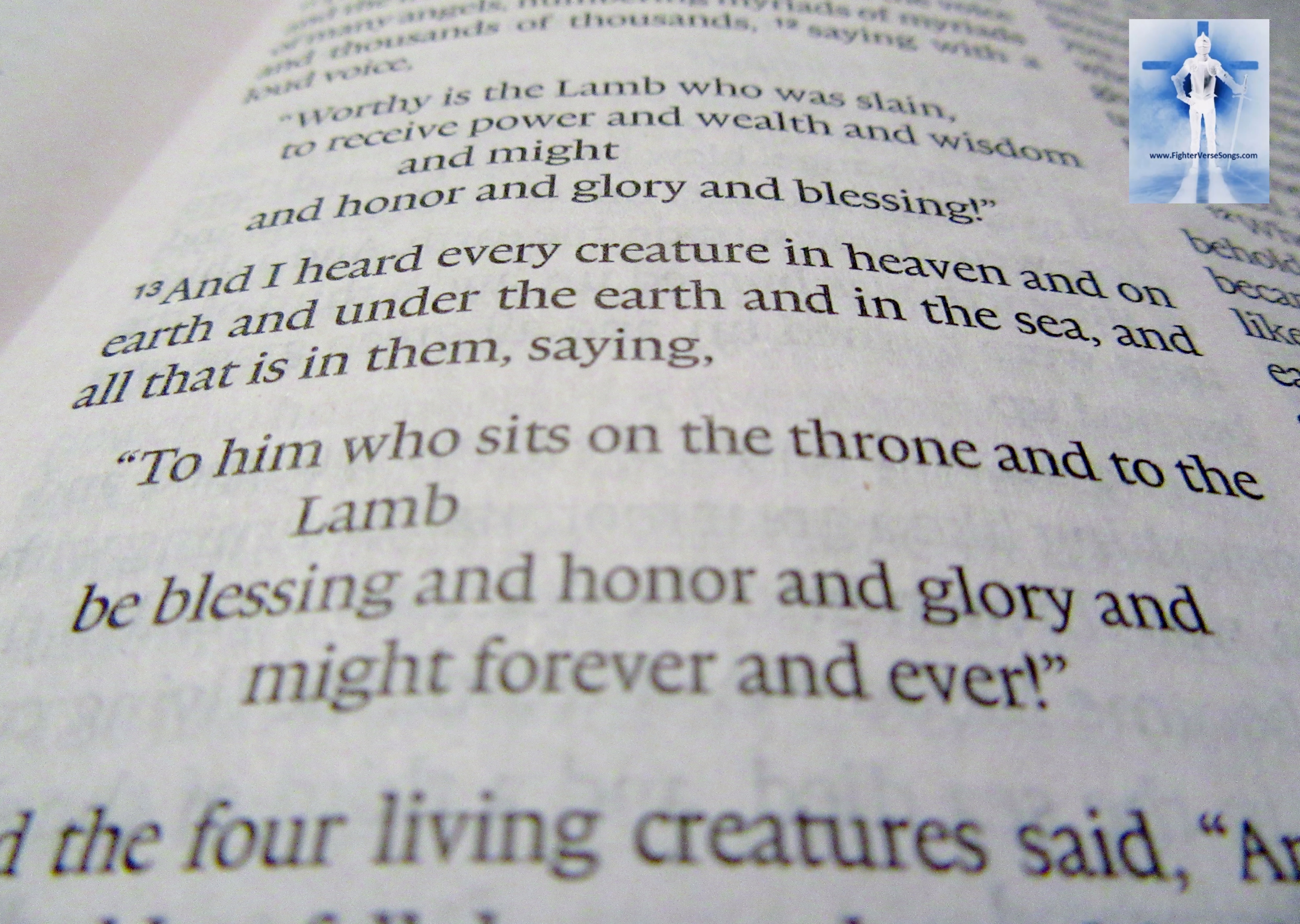 Revelation 5:12-13