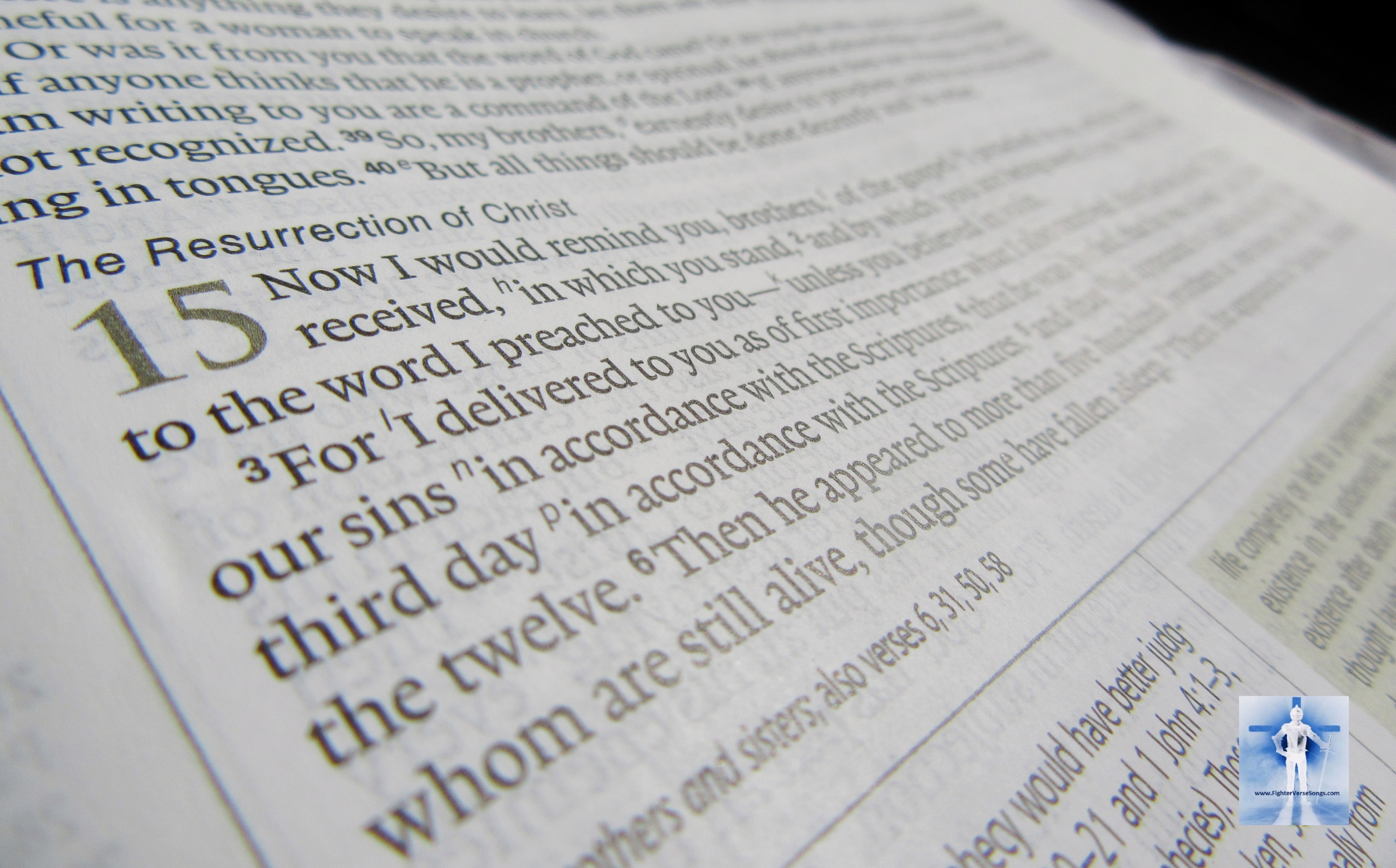 1 Corinthians 15:1-3 